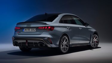 2024 Audi RS3 saloon rear quarter static