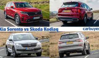 Kia Sorento vs Skoda Kodiaq - hero image
