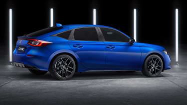 2022 Honda Civic in blue - side