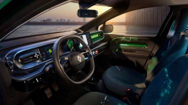 New Renault Twingo prototype dashboard