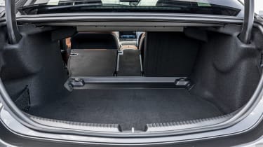 Mercedes C-Class saloon boot - seats down