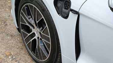 Porsche Taycan UK charging flap