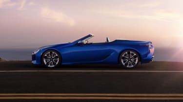 Lexus LC500 Convertible side view