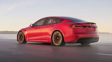 2021 Tesla Model S Plaid - rear view