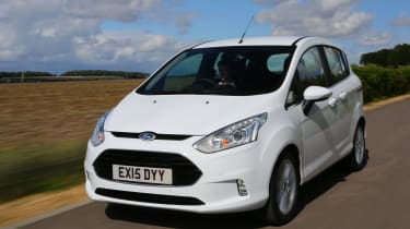 The Ford B-MAX is a small five-seat MPV based on the same underpinnings as the Ford Fiesta