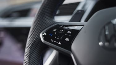 Volkswagen Tiguan R steering wheel buttons