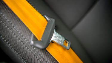 Polestar 2 hatchback seatbelt