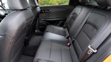MG4 hatchback UK rear seats