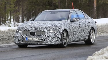 Mercedes-AMG C43 spotted testing