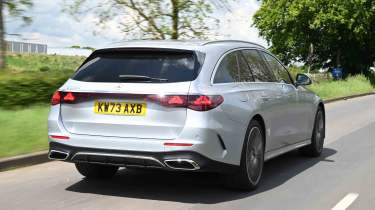 Mercedes E-Class Estate rear driving