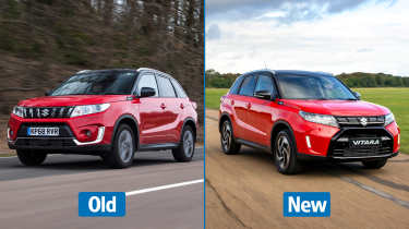 2025 Suzuki Vitara front quarter side by side