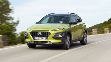 The Kona is a new SUV crossover from Hyundai, aimed at potential Nissan Juke customers