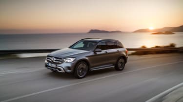 2019 Mercedes GLC SUV - driving front