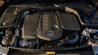 Mercedes C-Class saloon engine bay