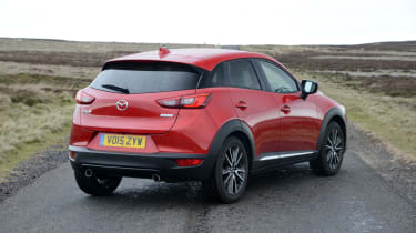 The CX-3 is one of the most sleekly styled compact SUVs on the market