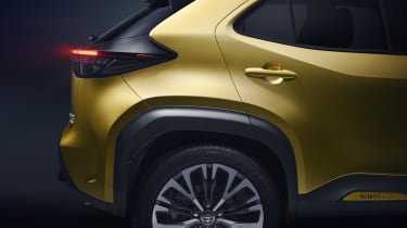 Toyota Yaris Cross SUV - rear c-pillar close up