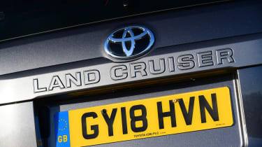 Toyota Land Cruiser Utility rear badge