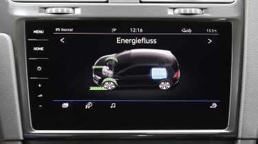 It can provide systems information about the e-Golf&#039;s electric power supply...