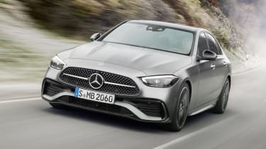 2021 Mercedes C-Class driving