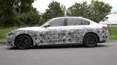 Electric BMW 3 Series prototype - side view