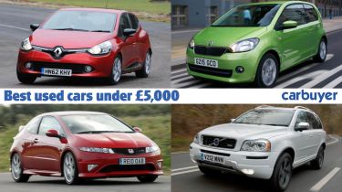 Best used cars for £5,000 header