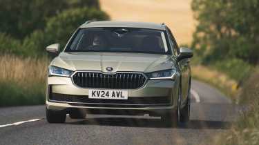 Skoda Superb Estate front driving