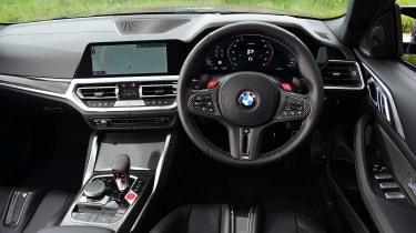 2022 BMW M4 Convertible interior 