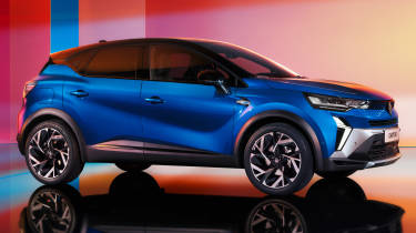 Renault Captur facelift blue side