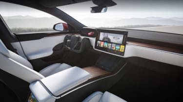 Tesla Model S Plaid - interior