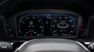 Honda CR-V SUV instrument display