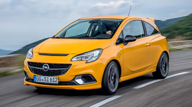 Vauxhall Corsa GSI in motion