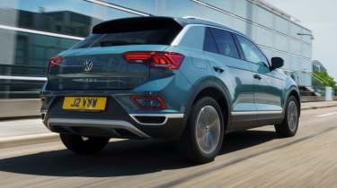 Volkswagen T-Roc rear quarter driving