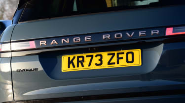Range Rover Evoque tailgate