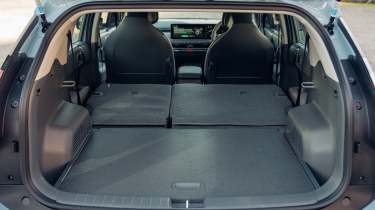 Kia EV3 boot seats down