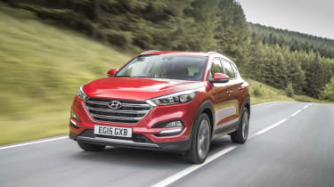 The Hyundai Tucson is impressively economical, returning up to 61.7mpg when the 1.7-litre diesel engine is fitted