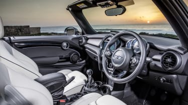 The MINI Convertible might be small, but its interior is beautifully finished with plush materials