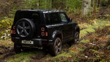 Land Rover Defender V8 90 off-road - rear