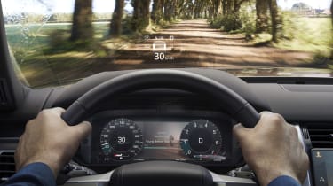 Land Rover InControl head-up display