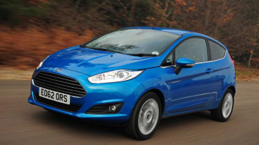 BLue 2012 Ford Fiesta