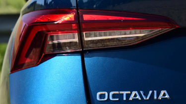 2020 Skoda Octavia Estate - rear taillight and badging 
