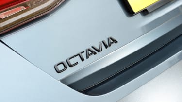 Skoda Octavia vRS hatchback badge