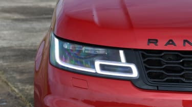 Range Rover Sport SUV headlight