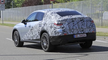 New Mercedes GLC Coupe spied 10