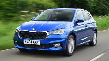 Skoda Fabia front quarter driving