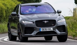 Jaguar F-Pace SVR - front 3/4 cornering