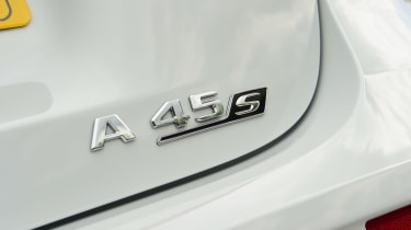 Mercedes-AMG A 45 S rear badge