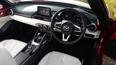 Mazda MX-5 roadster interior
