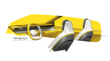 Volkswagen ID Every1 concept car interior sketch