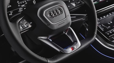 Audi SQ8 SUV steering wheel