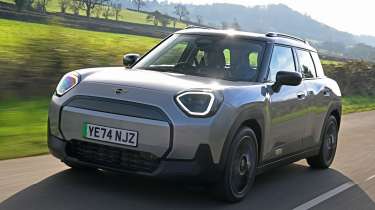 MINI Aceman E front quarter tracking 2